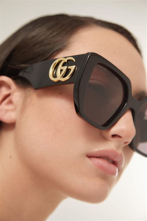 black gucci shades women|Gucci sunglasses for women 2020.